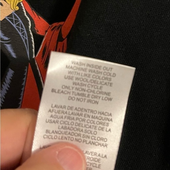 Disney Hocus Pocus WITH THE 3 Ladies Long sleeve  Sweatshirt‎ women Size S Black - Picture 7 of 8